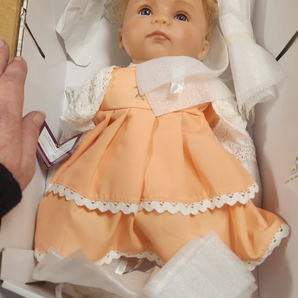 Charming Baby Doll in Peach Dress